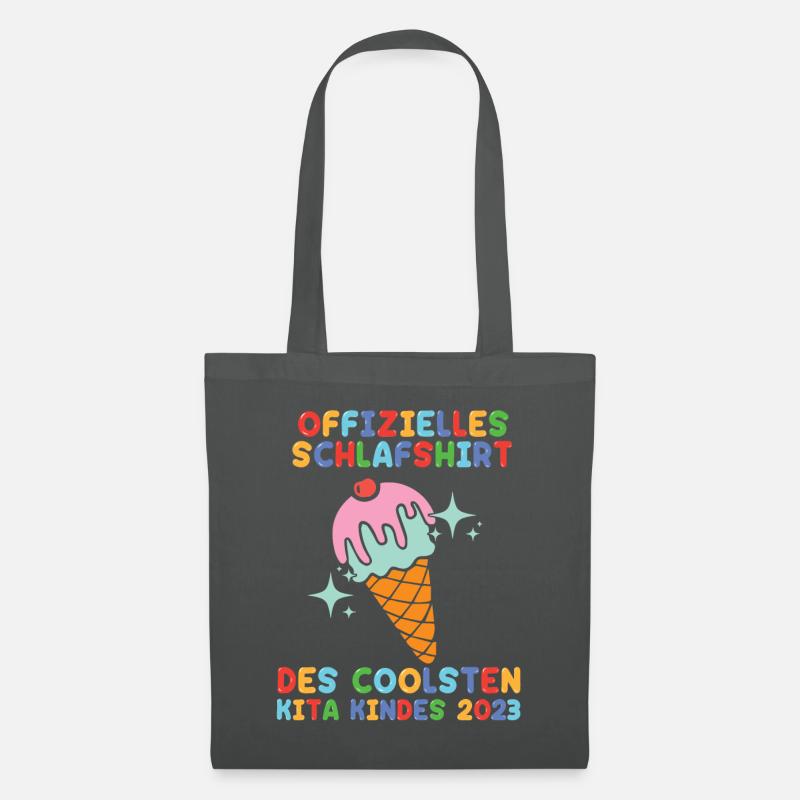 Eis Eiscreme Kita Kindergarten 2023 - Stoffbeutel - Graphite
