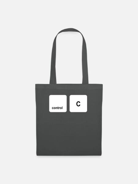 CopyWhite - Stoffbeutel - Graphite