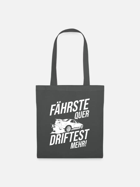 Driften Quad Offroad Bike Tuning Tuner Spruch Auto - Stoffbeutel - Graphite