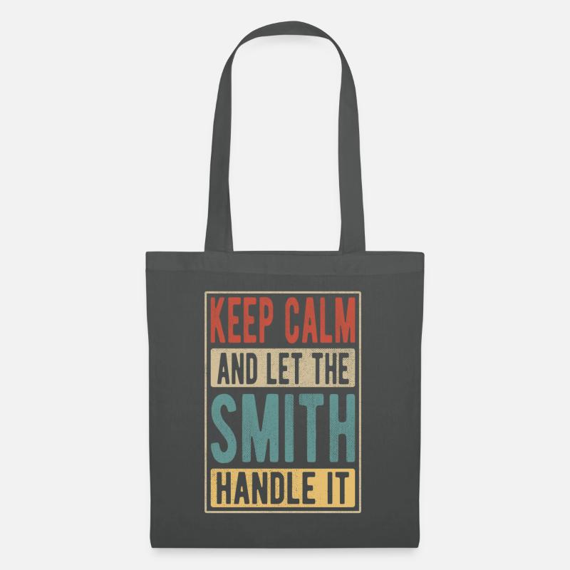 Smith Retro Geschenk - Stoffbeutel - Graphite