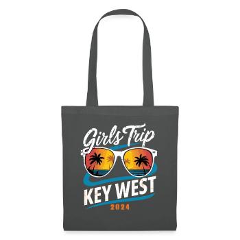 Voyage entre filles Key West 2024 - Sac en tissu - gris graphite - Devant