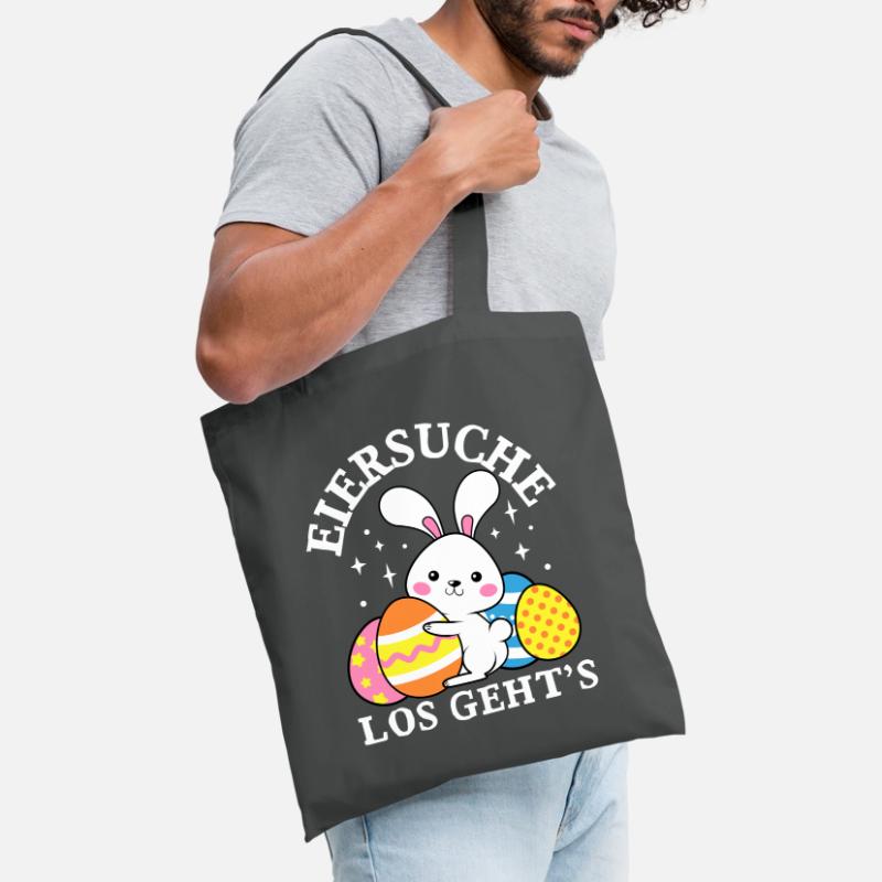 Egg Hunt Let's Go Easter Easter Bunny Easter Eggs Tote Bag