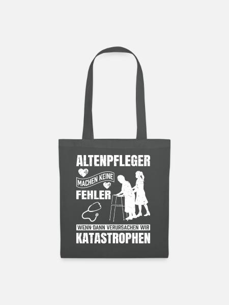 Altenpfleger Geschenk Altenpflege Pflegefachkraft - Stoffbeutel - Graphite
