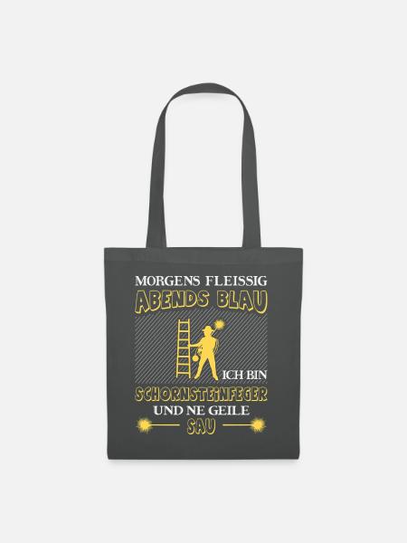 Schornsteinfeger Herren - Stoffbeutel - Graphite