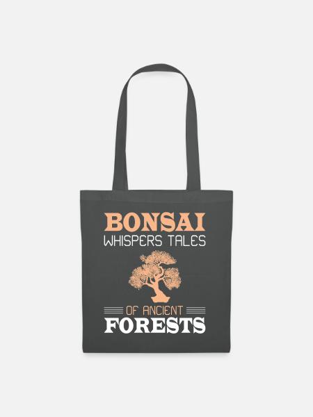 Bonsai Tree - Stoffbeutel - Graphite