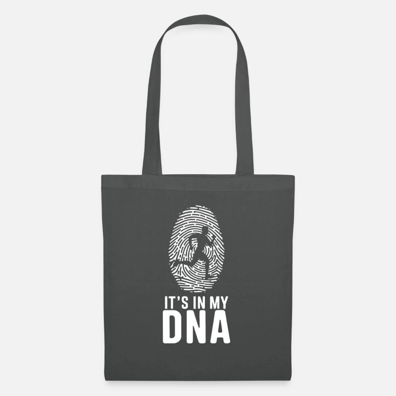 La course à pied est dans mon ADN - Sac en tissu - gris graphite