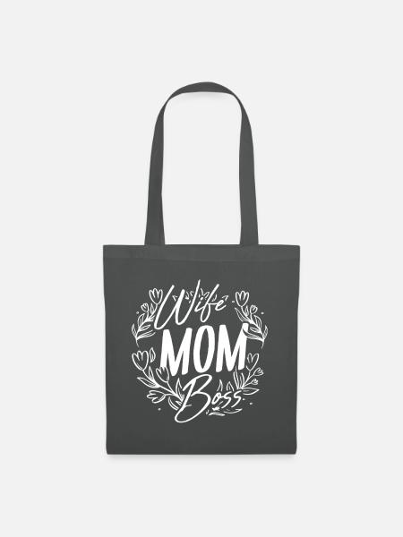 Muttertag Beste Mama Geschenk Familie - Stoffbeutel - Graphite
