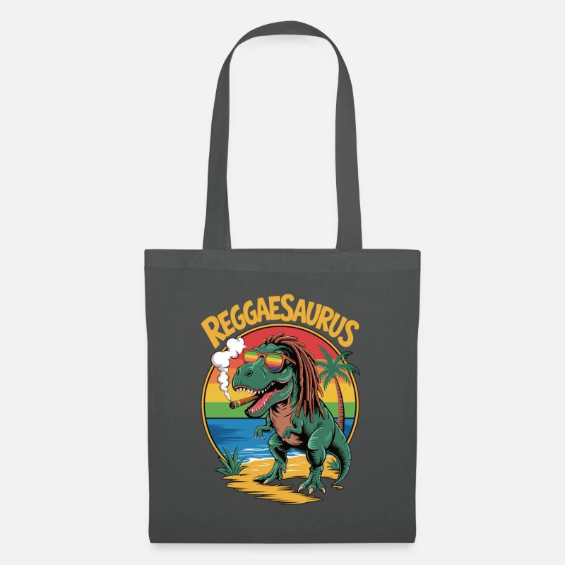 Reggaesaurus - Stoffbeutel - Graphite