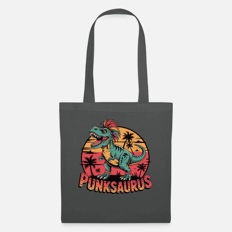 Punksaurus - Sac en tissu - gris graphite