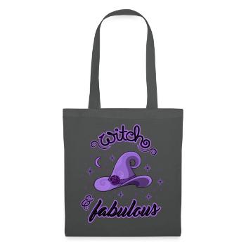 Witch and Fabulous - Stoffbeutel - Graphite - Vorne