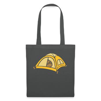 Design Cool Zelt Camping - Stoffbeutel - Graphite - Vorne