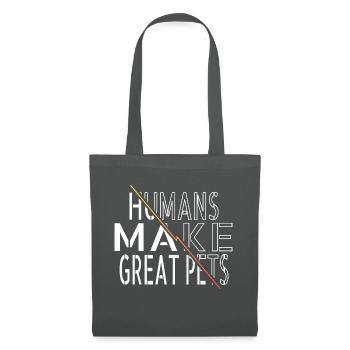 Scifi sayings alien loving kid anal probe present - Tote Bag - graphite grey - Front