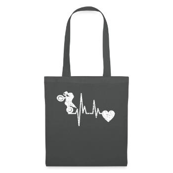 Motorcycle Motorcross Motorcyclist Motorbike Fan - Tote Bag - graphite grey - Front