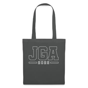 JGA 2025 Kontur Junggesellenabschied - Stoffbeutel - Graphite - Vorne