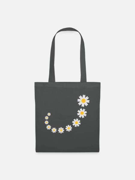 flowers_design - Stoffbeutel - Graphite