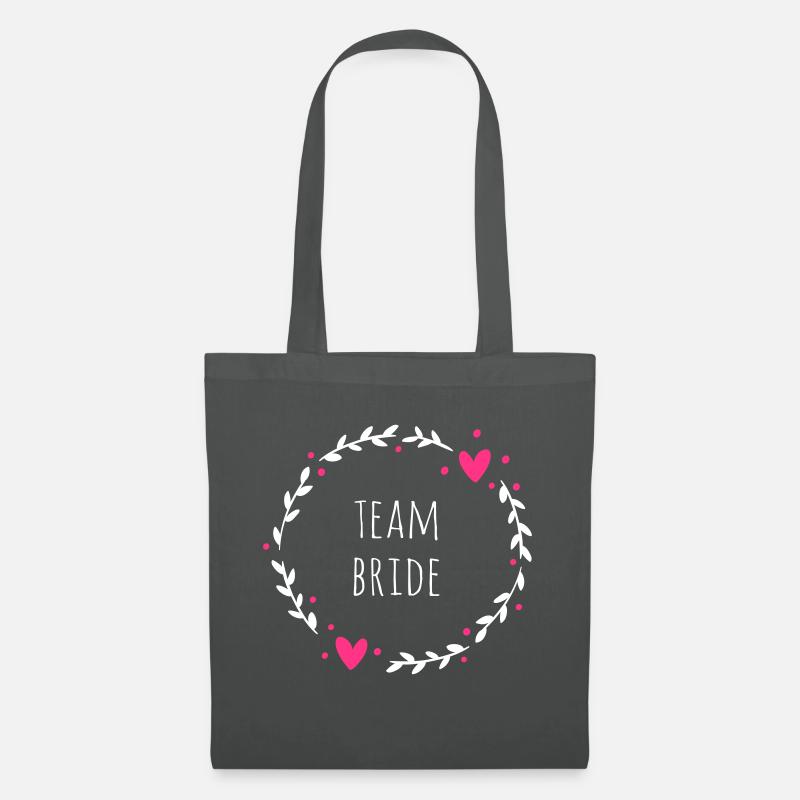 Team Bride | JGA - Stoffbeutel - Graphite
