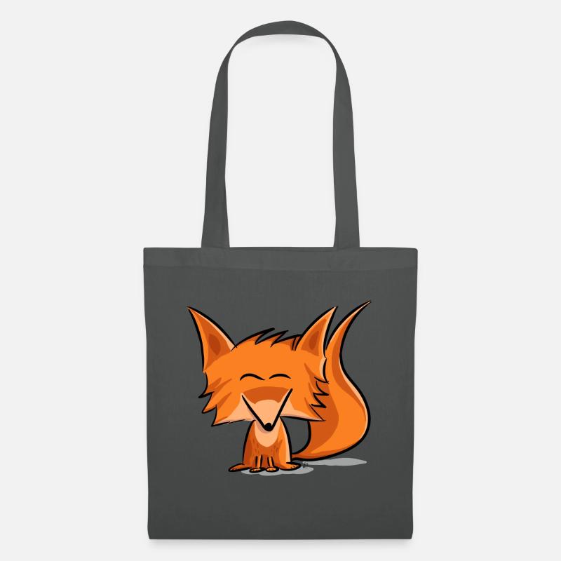 Cute fox - Sac en tissu - gris graphite