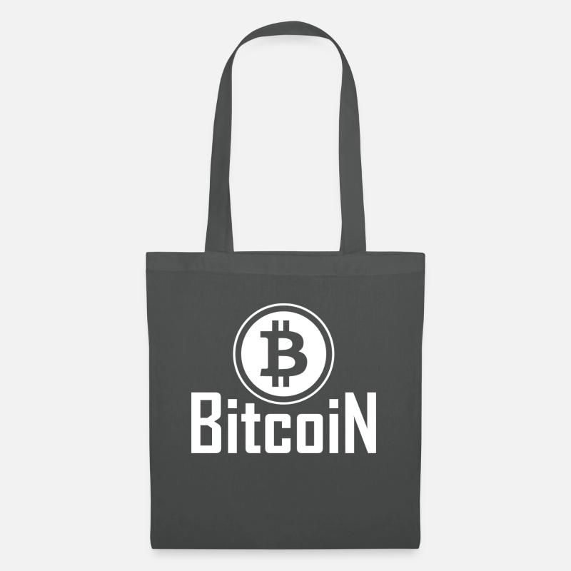Crypto Bitcoin Trading - Stoffbeutel - Graphite