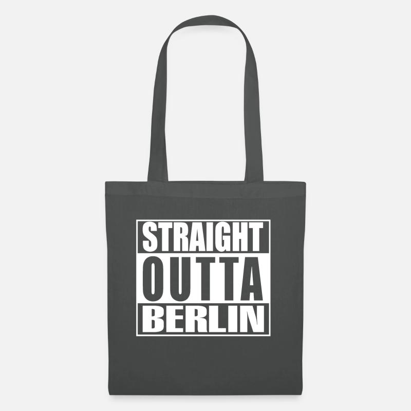Direkt aus Berlin - Stoffbeutel - Graphite
