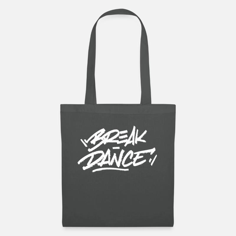 Break Dance - Stoffbeutel - Graphite