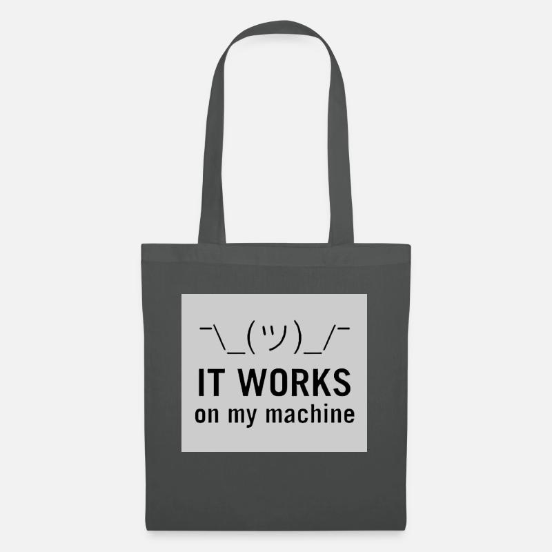 humor helpdesk - Stoffbeutel - Graphite