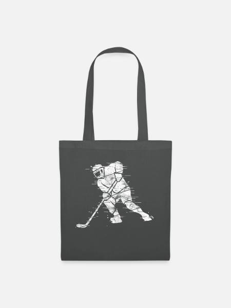 Eishockey - Stoffbeutel - Graphite