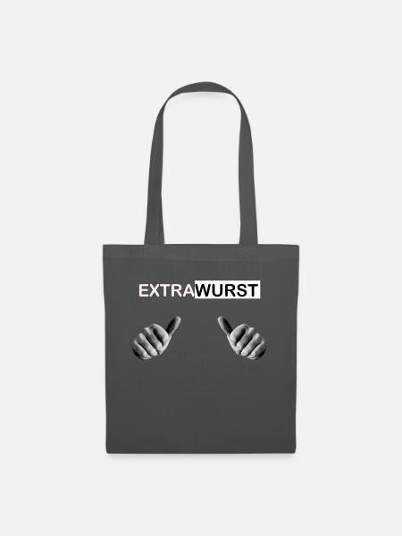Extrawurst - Stoffbeutel - Graphite