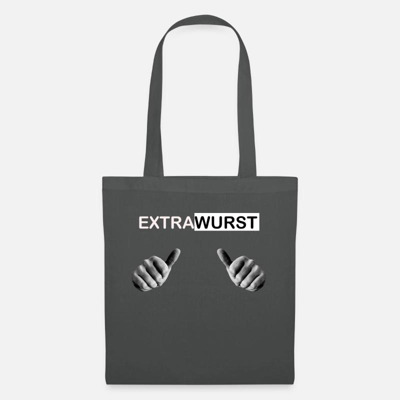 Extrawurst - Stoffbeutel - Graphite