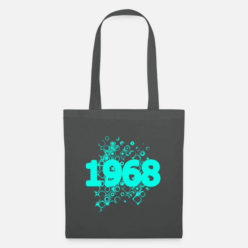 Retro 1968 - Stoffbeutel - Graphite