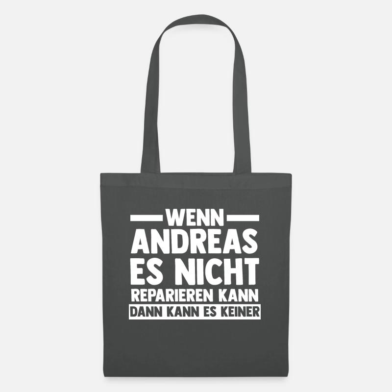 Andreas - Stoffbeutel - Graphite