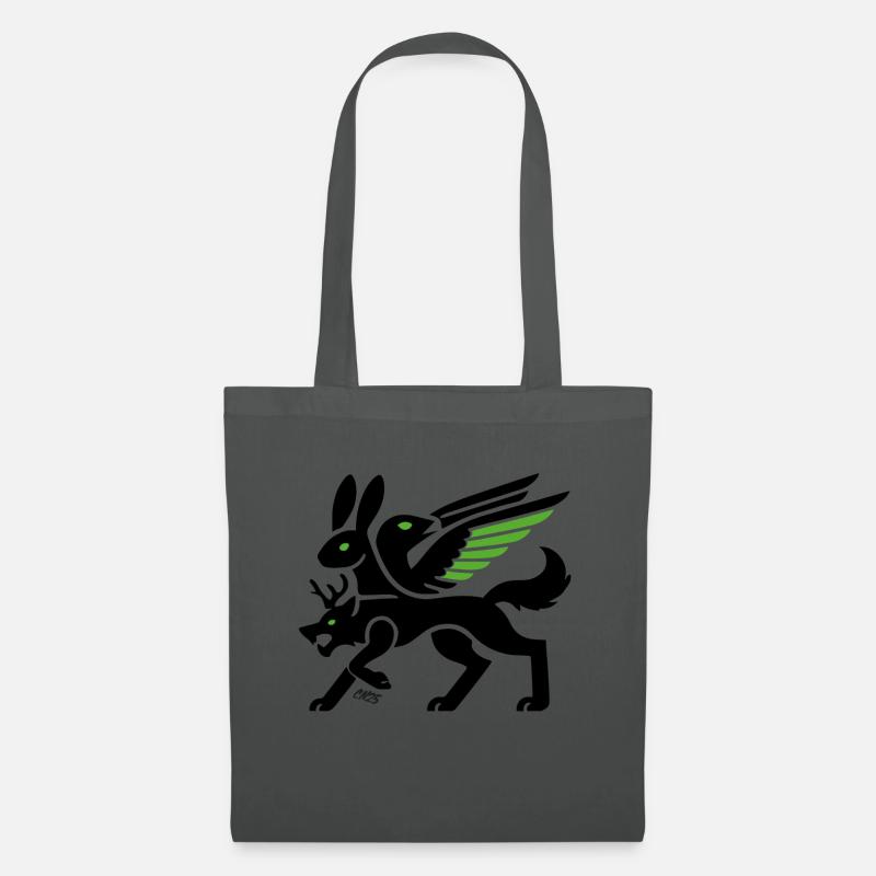 Wolpertinger - Stoffbeutel - Graphite