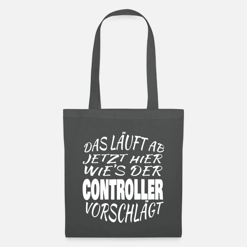 Laeuft hier wie es der Controller vorschlaegt - Stoffbeutel - Graphite