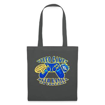 Please provide tutorial for life - Tote Bag - graphite grey - Front