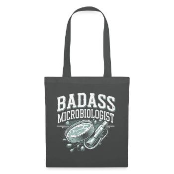 Passion for microbiology - Tote Bag - graphite grey - Front