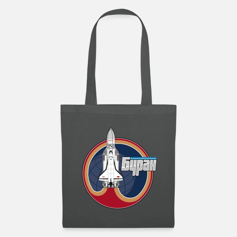 Buran Shuttle - Stoffbeutel - Graphite