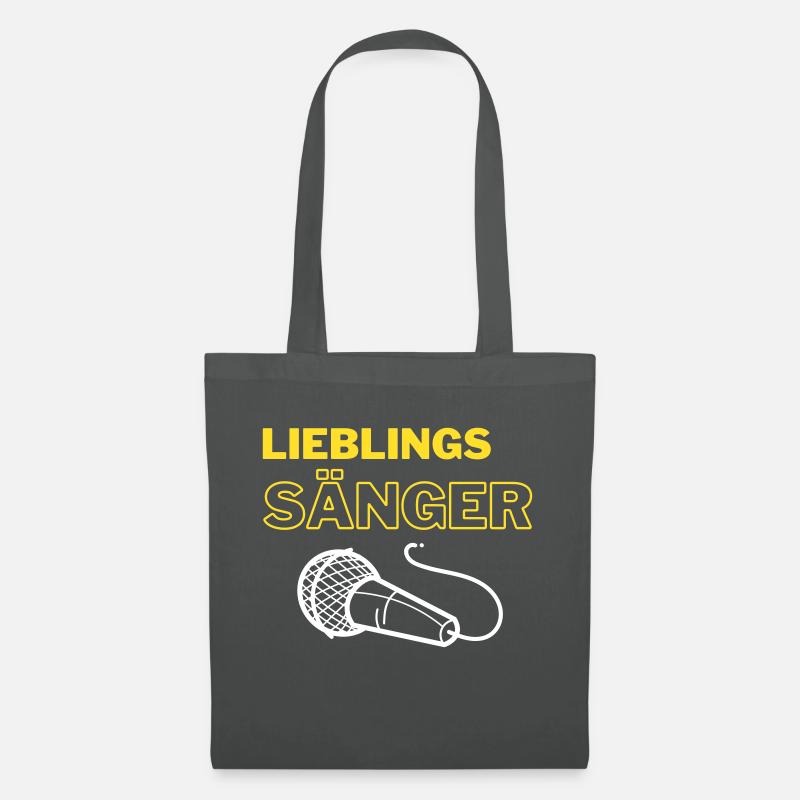 Lieblingssänger - Stoffbeutel - Graphite