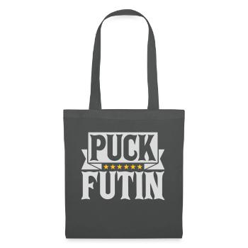 puck futin logo design - Tote Bag - graphite grey - Front