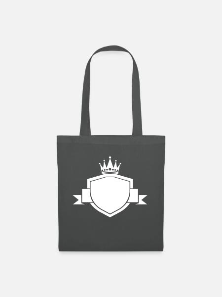 wappen leer - Stoffbeutel - Graphite