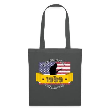 25. Anniversaire Rocking this planet since 07/1999 - Sac en tissu - gris graphite - Devant