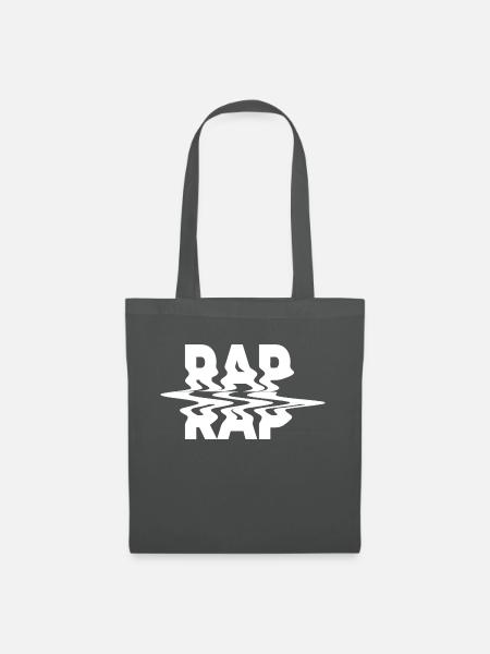 RAP-Musik-Logo-Design - Stoffbeutel - Graphite