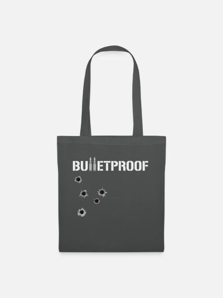 Bulletproof Holes - Stoffbeutel - Graphite