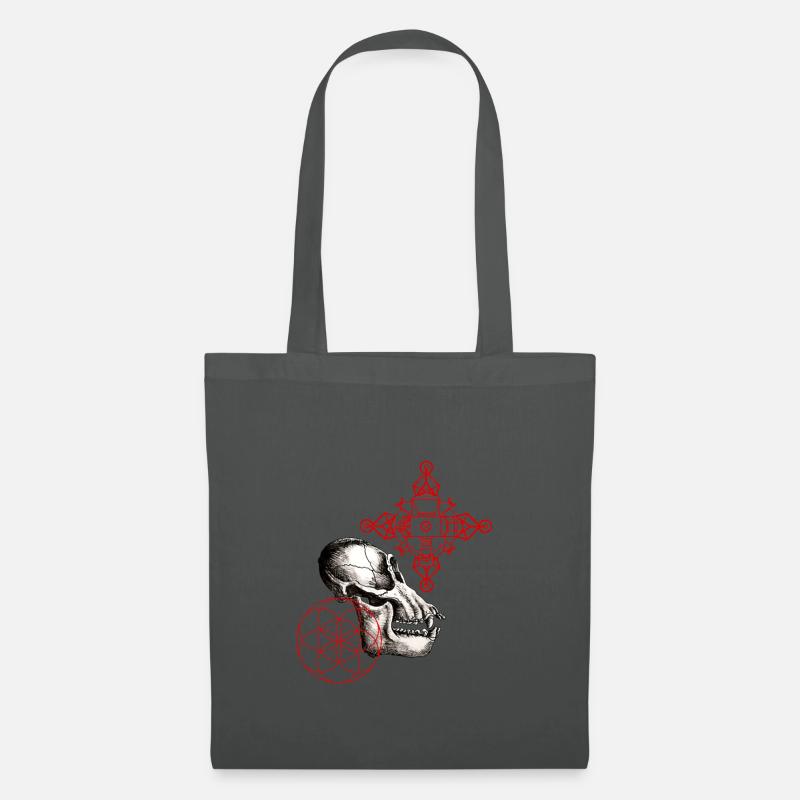 lunar australpithecus - Tote Bag - graphite grey