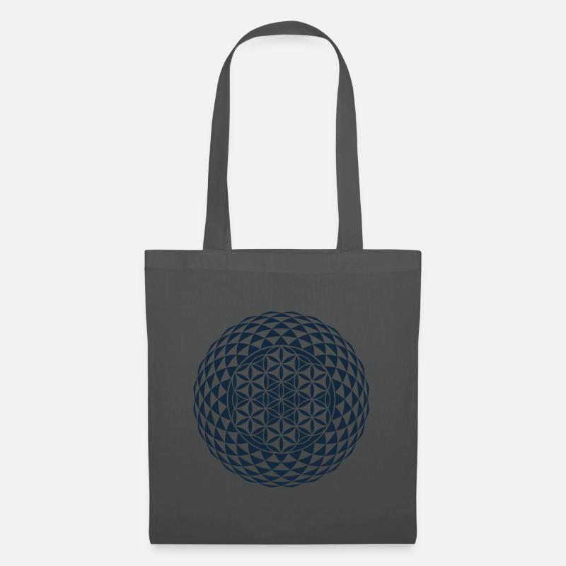 Torus, Heilige Geometrie - Stoffbeutel - Graphite