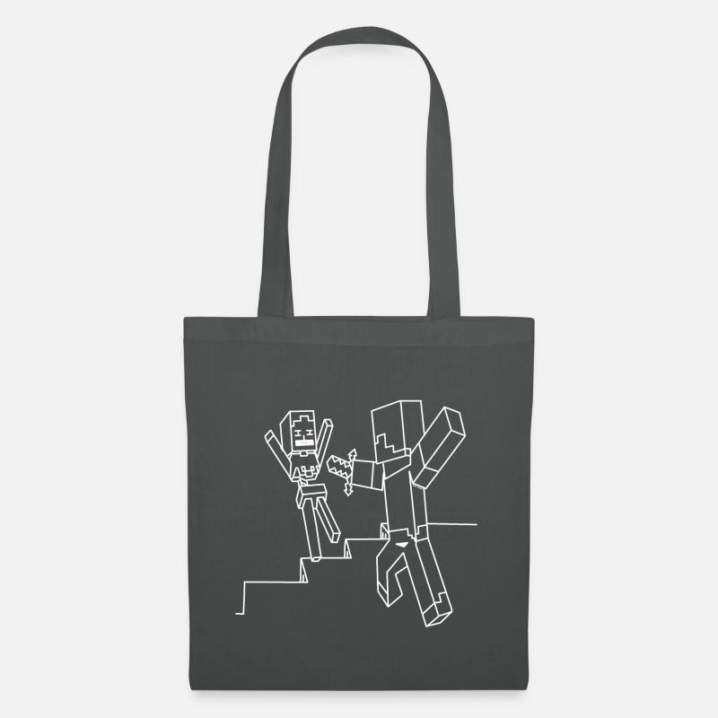 MINEKRAFT KAMPF - Stoffbeutel - Graphite