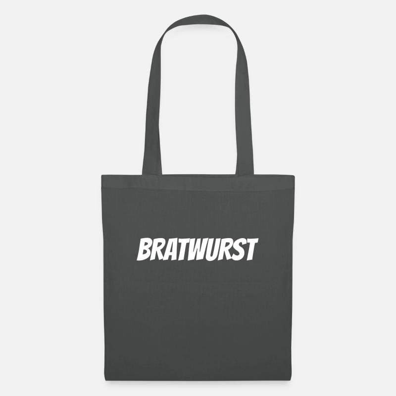 Bratwurst - Stoffbeutel - Graphite