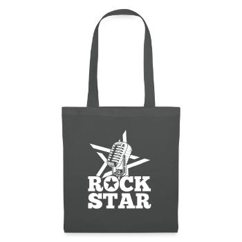 Rock Star Music Rock and Roll - Tote Bag - graphite grey - Front