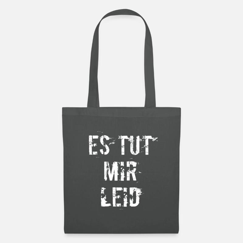 es tut mir leid - Stoffbeutel - Graphite