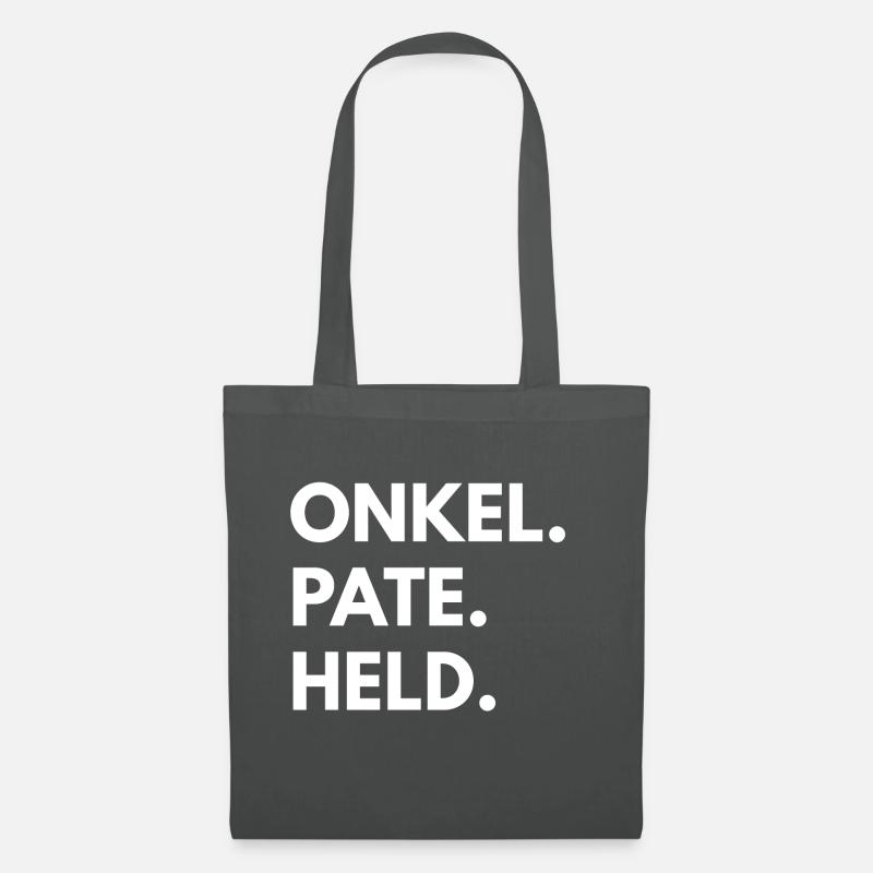 ONKEL PATE HELD - Stoffbeutel - Graphite