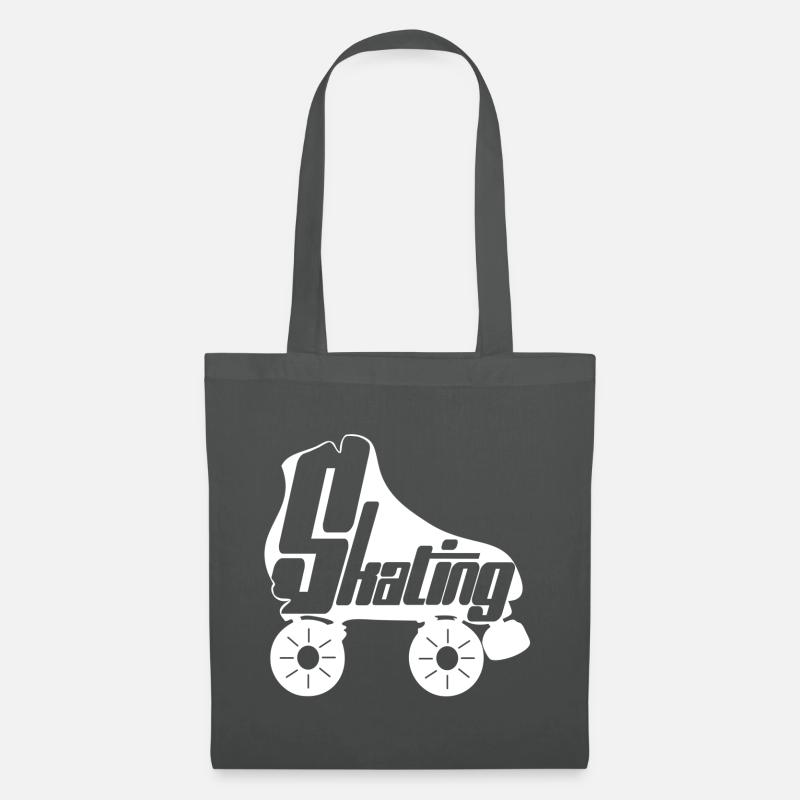 roller skating roller skating roller skating 5 - Tote Bag - graphite grey