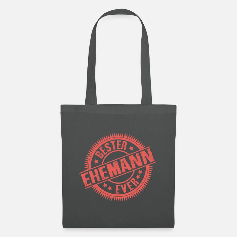Bester Ehemann - Stoffbeutel - Graphite